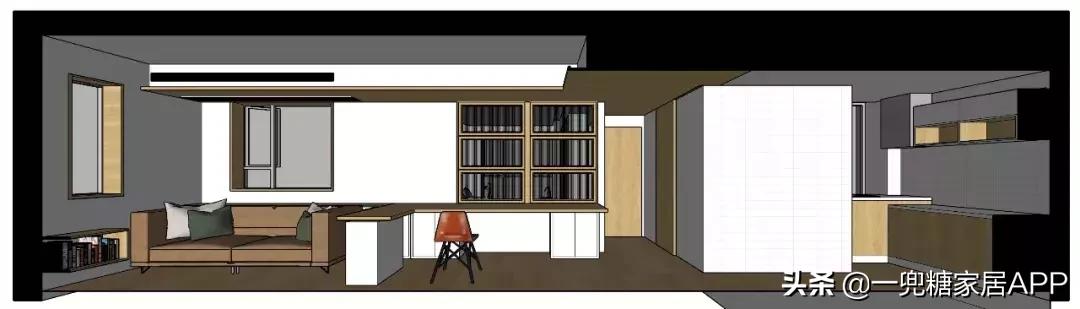 武汉77平米小户型装修,武汉77平两房现代简约