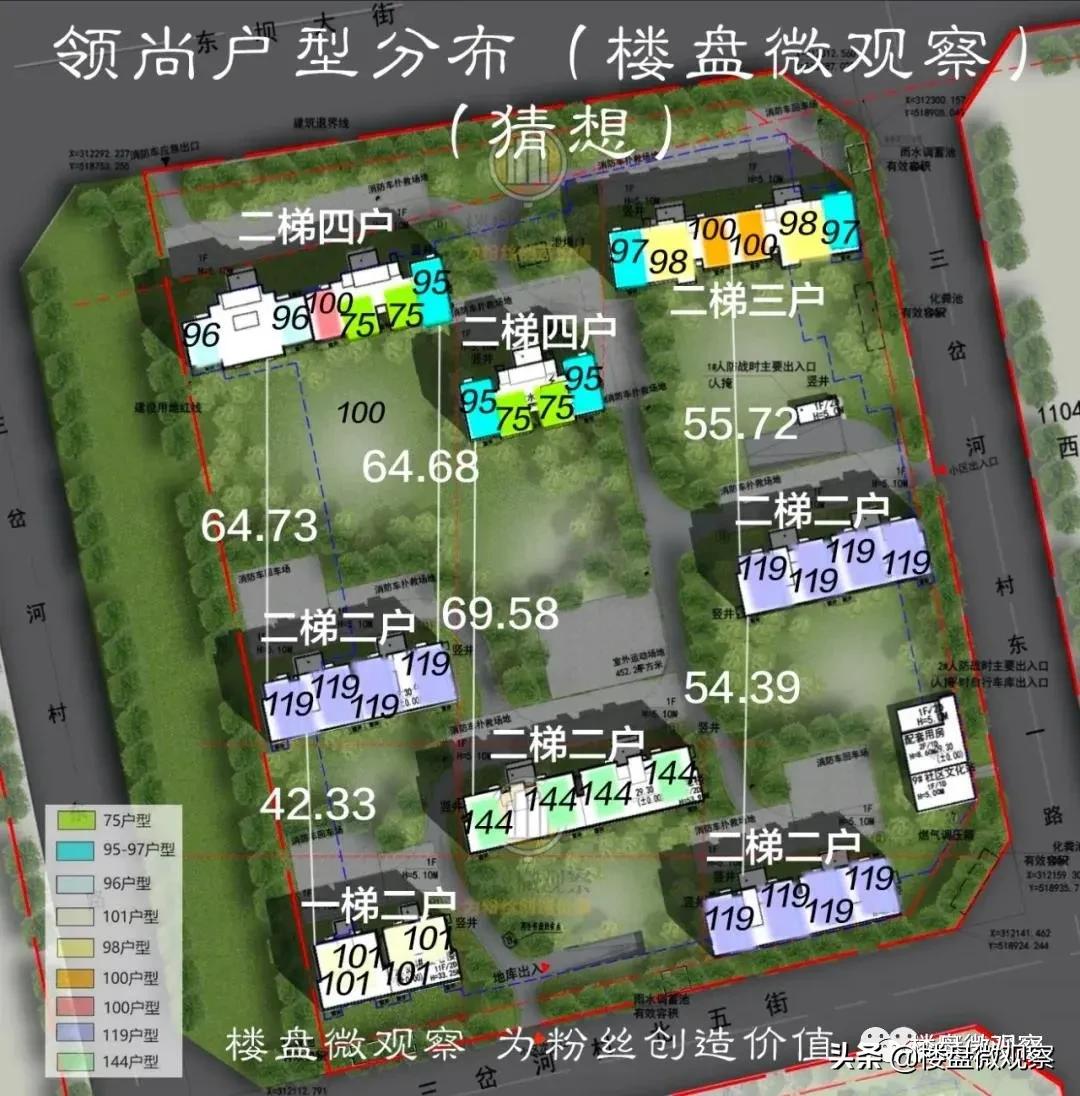 华樾国际领尚得房率,华樾国际领尚8号楼