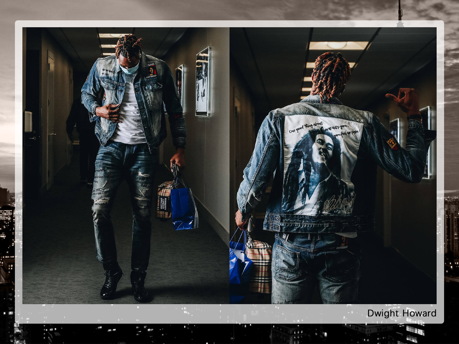 NBA球员通道「牛仔夹克」穿搭示范单品推介