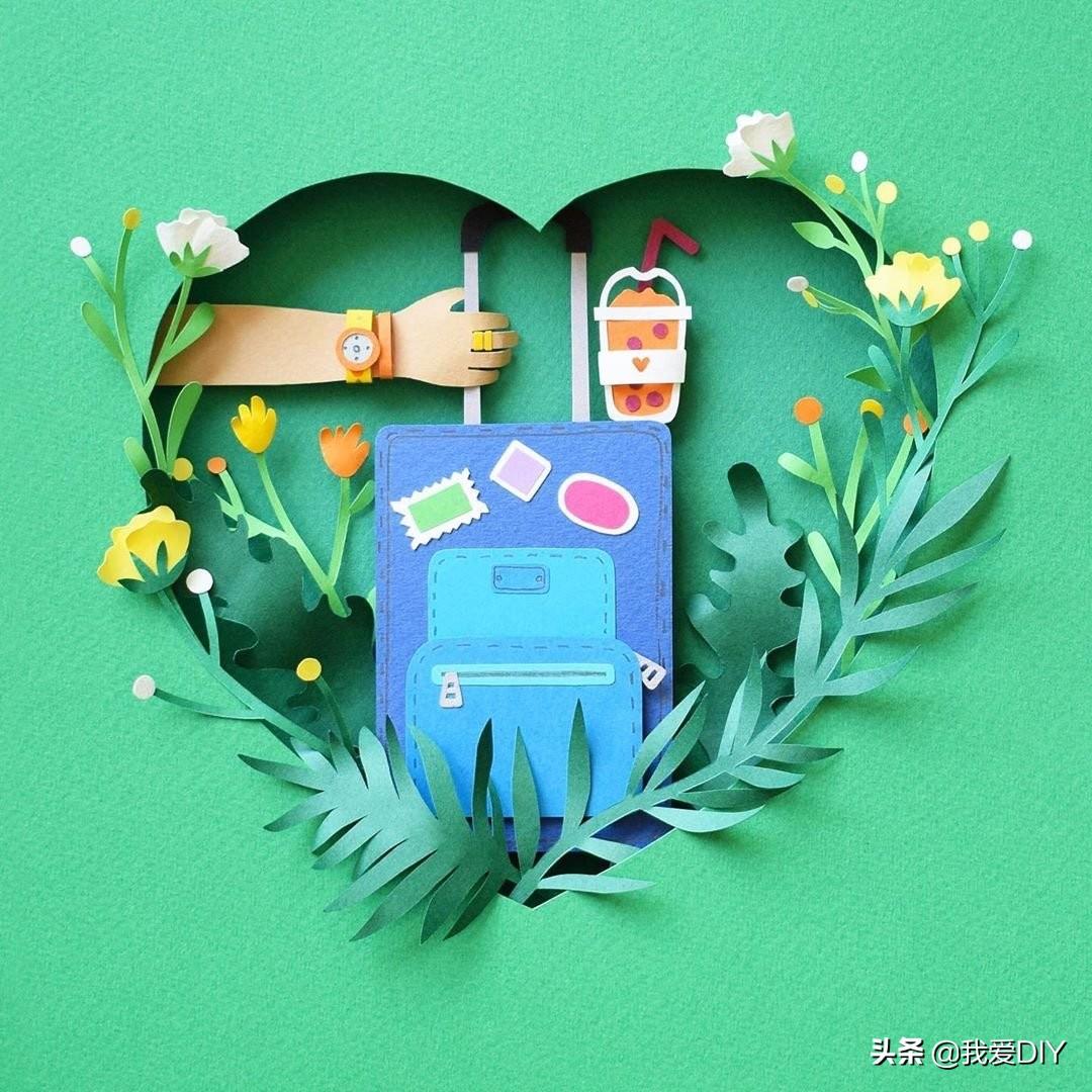 又好看又好玩的手工剪纸教程,剪纸手工教程复杂立体感强