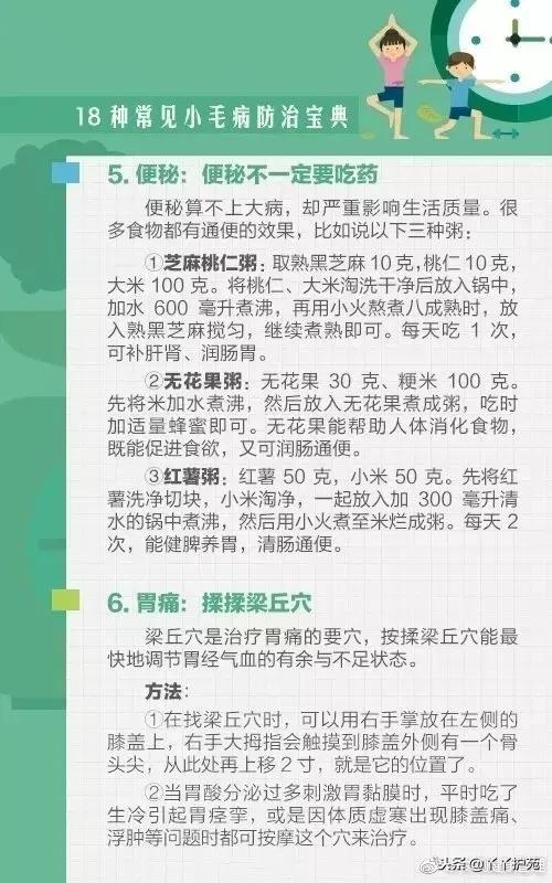 小毛病诊治不求人,小毛病治疗小知识
