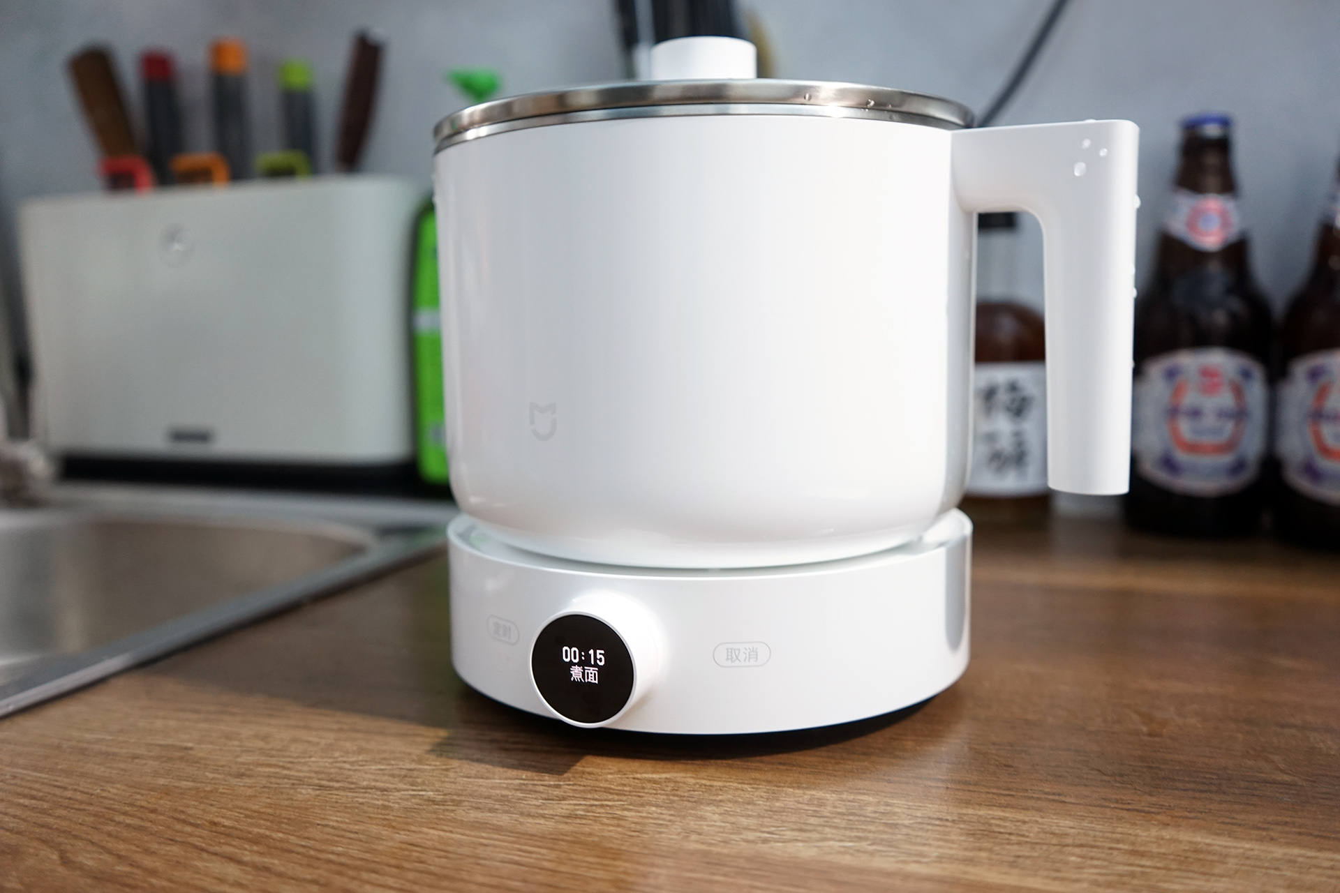 米家智能多功能蒸煮锅做火锅,米家电煮锅多功能蒸煮一体