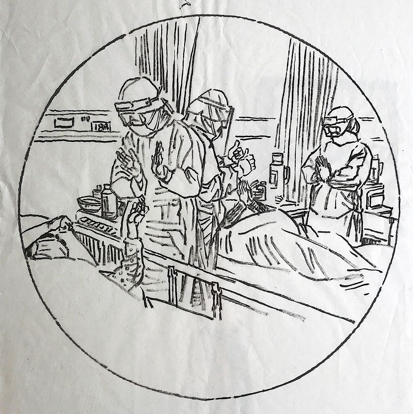 战地记者速写,战地系列绘画