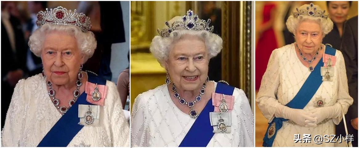 英国女王多奢侈,英国女王佩戴珠宝来源图