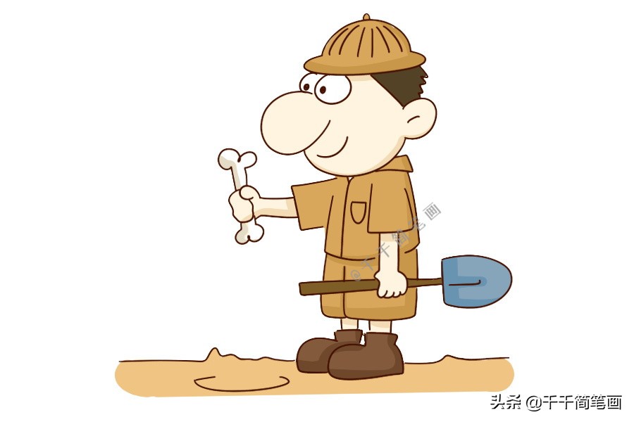 职业简笔画人物,儿童简笔画职业人物