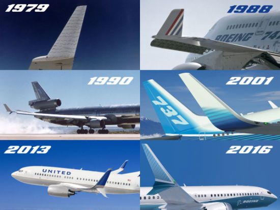 飞机翅膀那么薄为什么能托起机身,飞机翅膀的翼稍小翼有几种