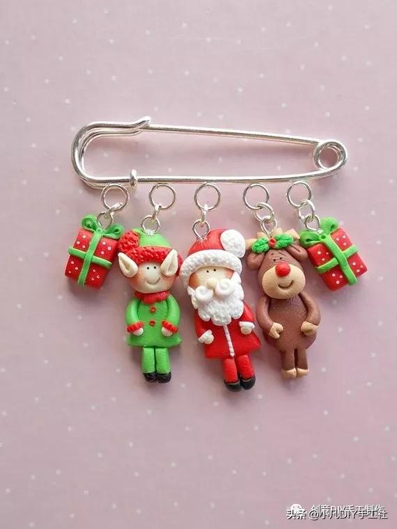软陶diy小饰品教程,圣诞小饰品软陶