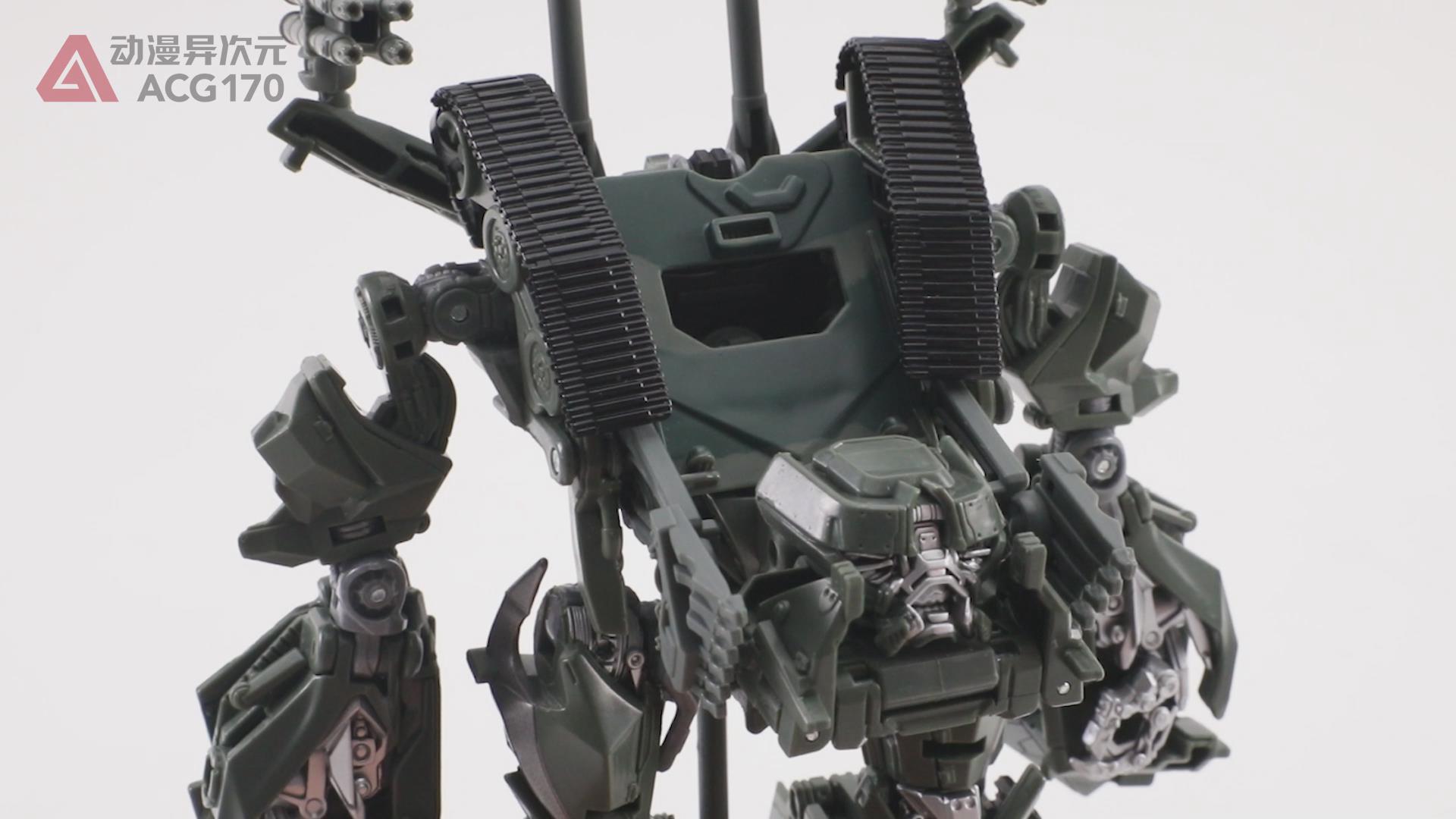 电影变形金刚1擎天柱玩具测评,变形金刚中能变坦克的霸天虎