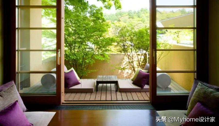 设计师家高颜值阳台极简设计,不靠墙大阳台怎么设计