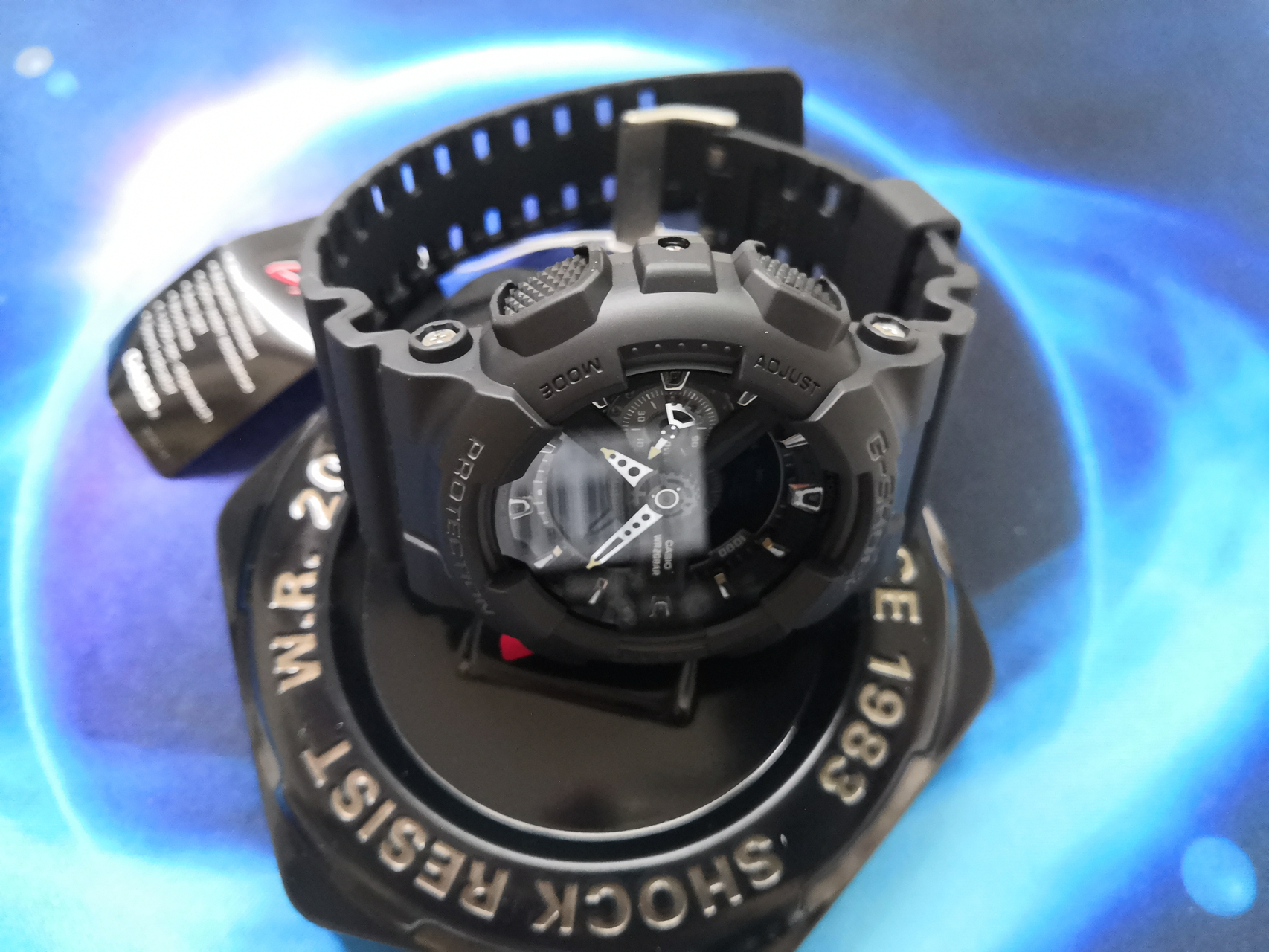 卡西欧黑武士手表按键和功能,卡西欧黑武士手表上手效果