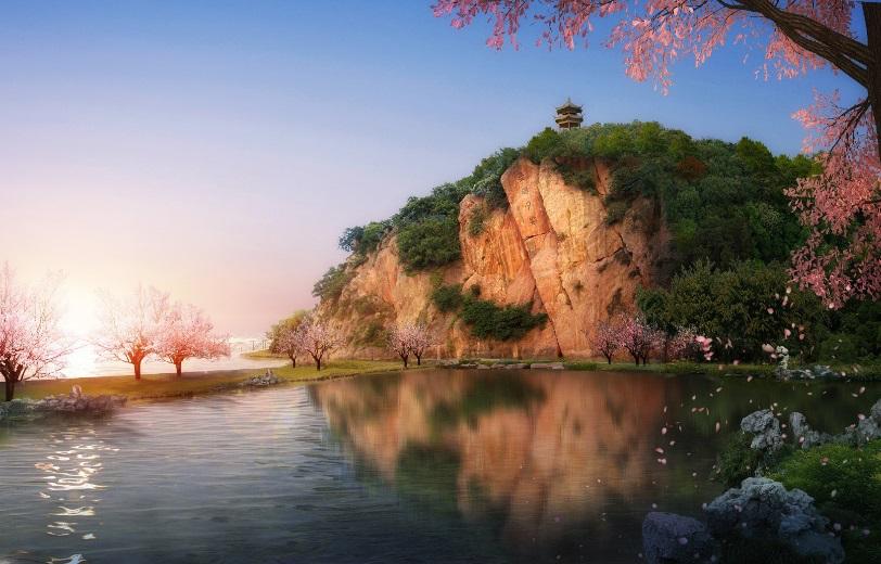 南京桥北滨江公园江边喷泉,南京滨江公园音乐喷泉开放时间