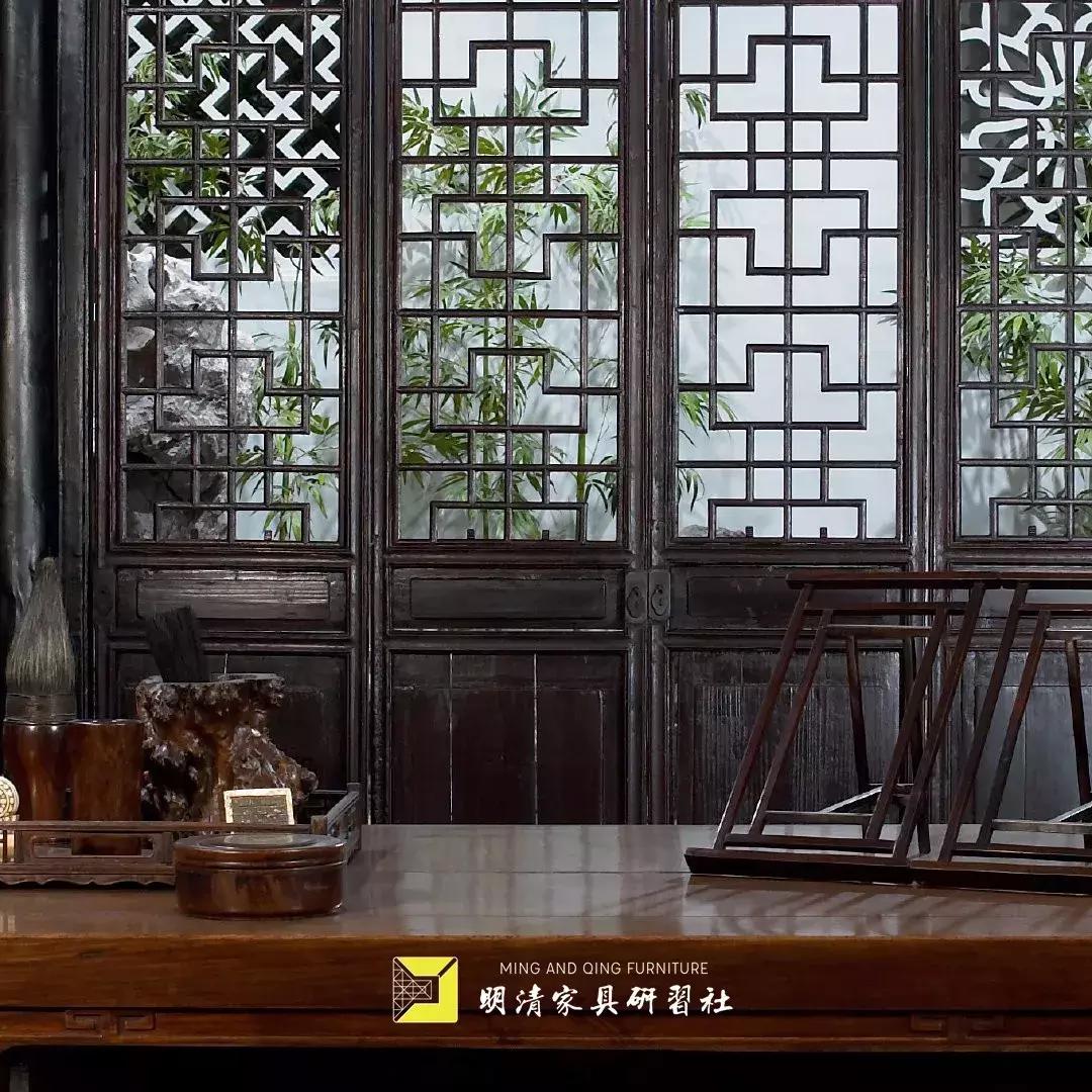 古典家具现代空间书房,古典家具与现代空间书房