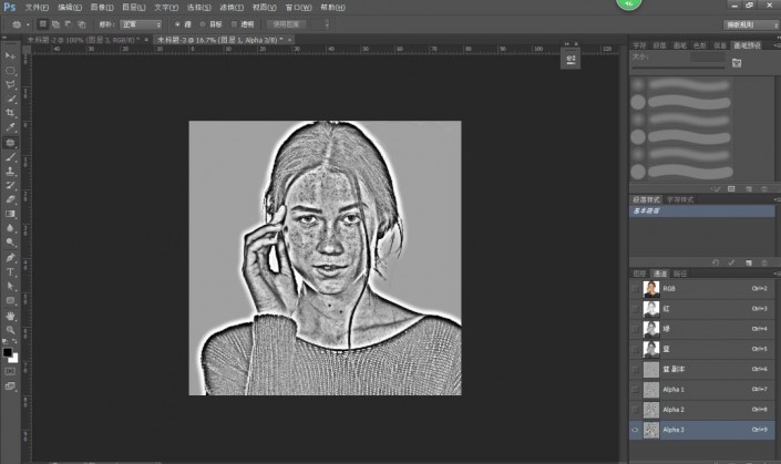 ps人像合影主要人物磨皮,ps中性灰磨皮教程
