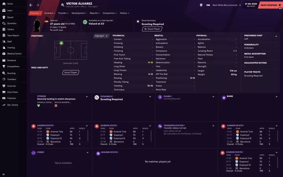 fm2021开档必签球员推荐,fm2021开档必签年轻妖人