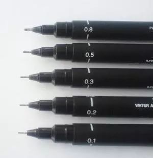 简单针管笔手绘花,简单易学针管笔手绘