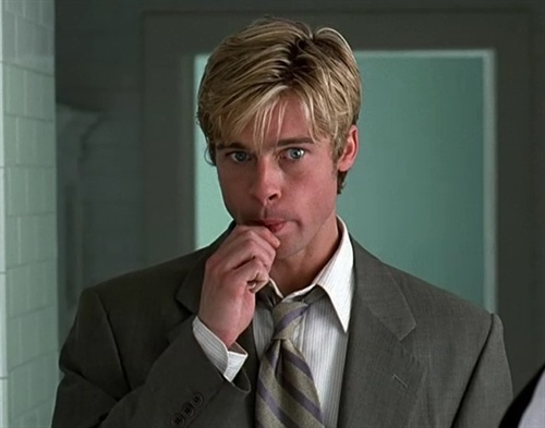 布拉德皮特世界上最帅的男人,皮特被称为上帝的杰作