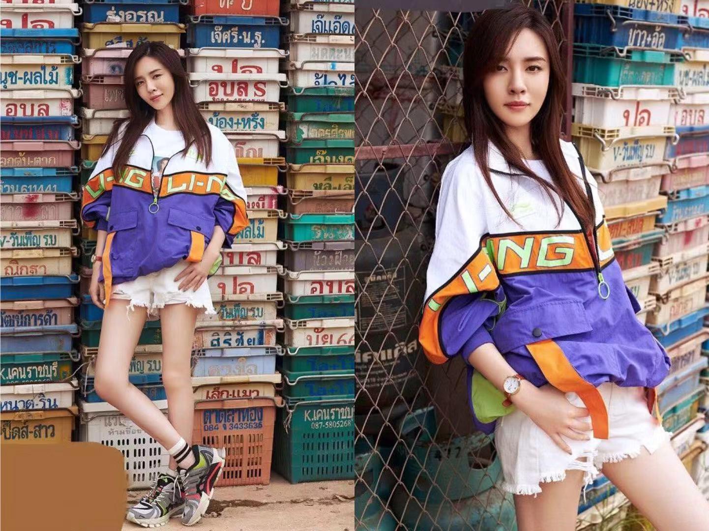 中长袜子夏季搭配短裤,现在流行的长袜短裤穿搭