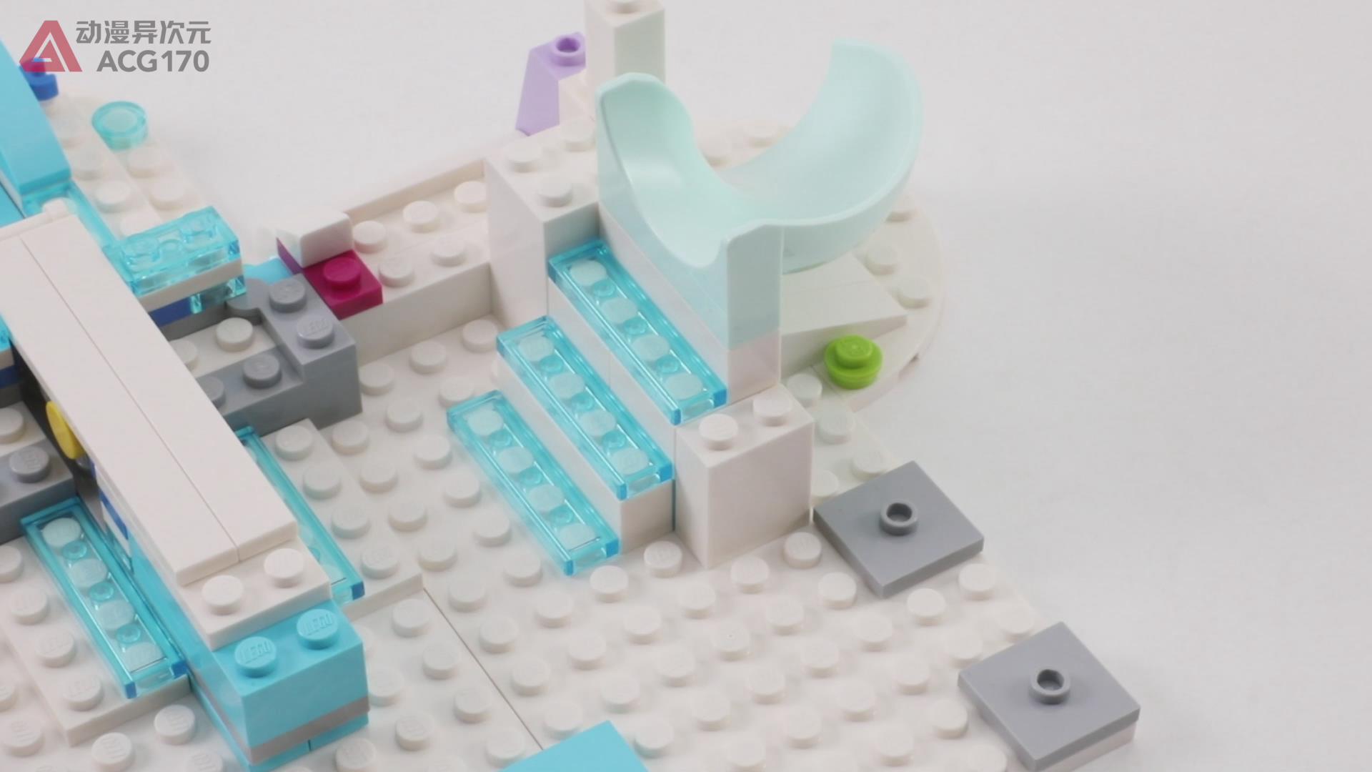 迪士尼冰雪城堡乐高教程,乐高冰雪奇缘艾莎城堡拼装视频