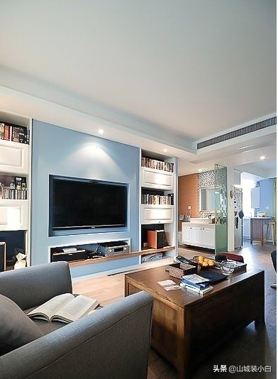 现代简约风浅蓝色搭配,现代简约蓝色装修