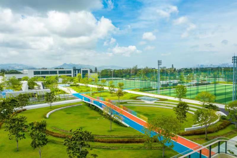 深圳市福田区体育主题公园,深圳海滨生态体育公园足球场