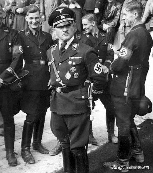 党卫队纳粹,党卫队黑制服图片