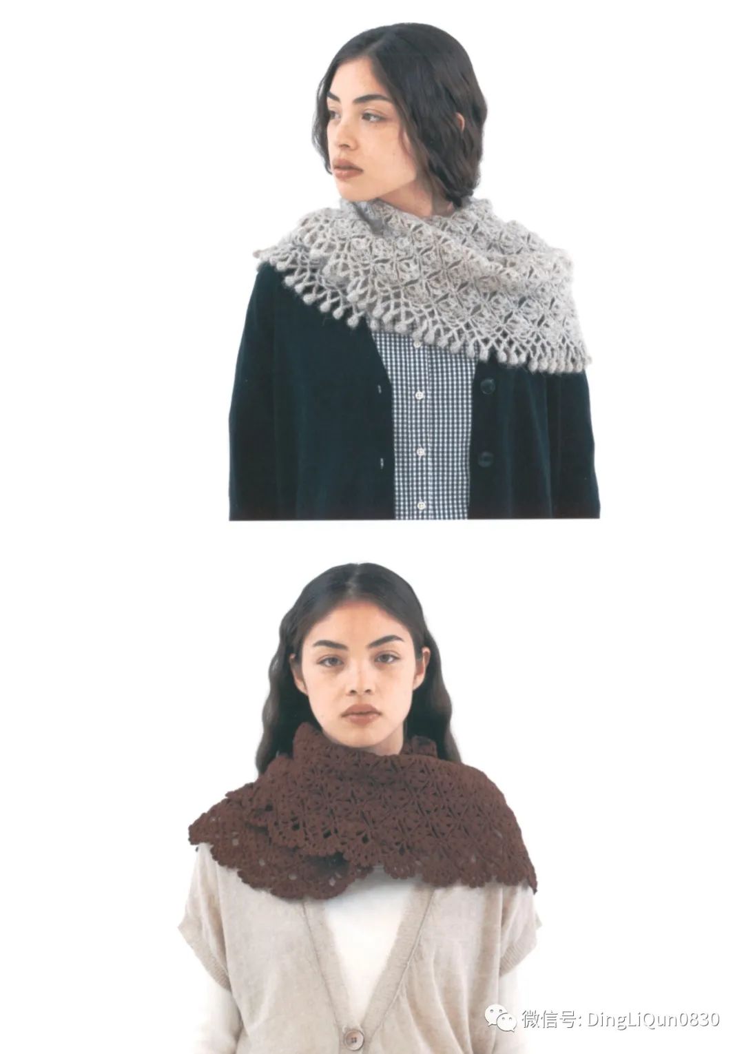 2020年冬季帽子的钩编教程,喜庆帽子围巾钩编