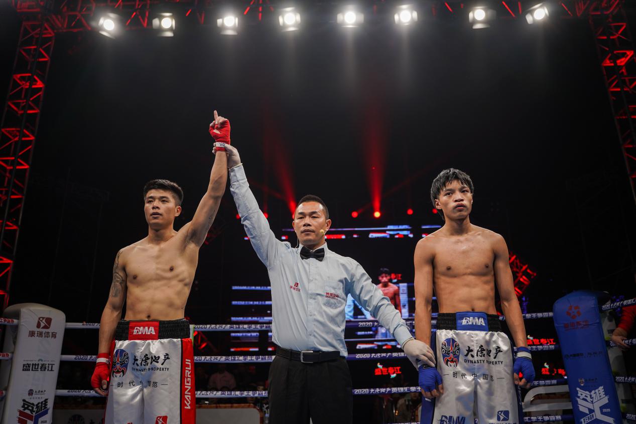 KO之夜！英雄汇拳王赛南宁站火爆落幕，本土新星李第成夺冠