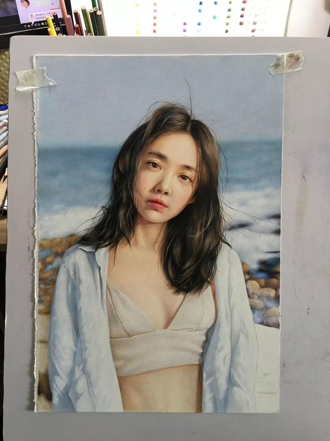 彩铅人物女孩教程视频,用彩铅画动漫人物天使恶魔