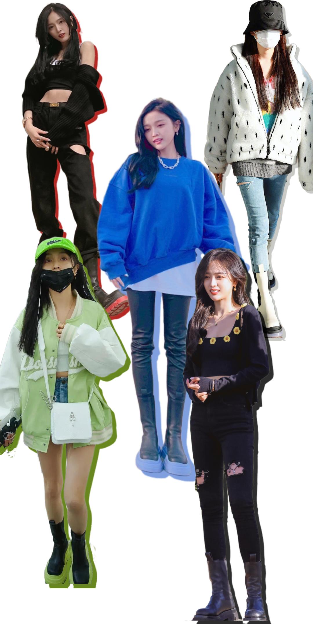 火箭少女吴宣仪穿衣搭配,吴宣仪穿衣风格有多土