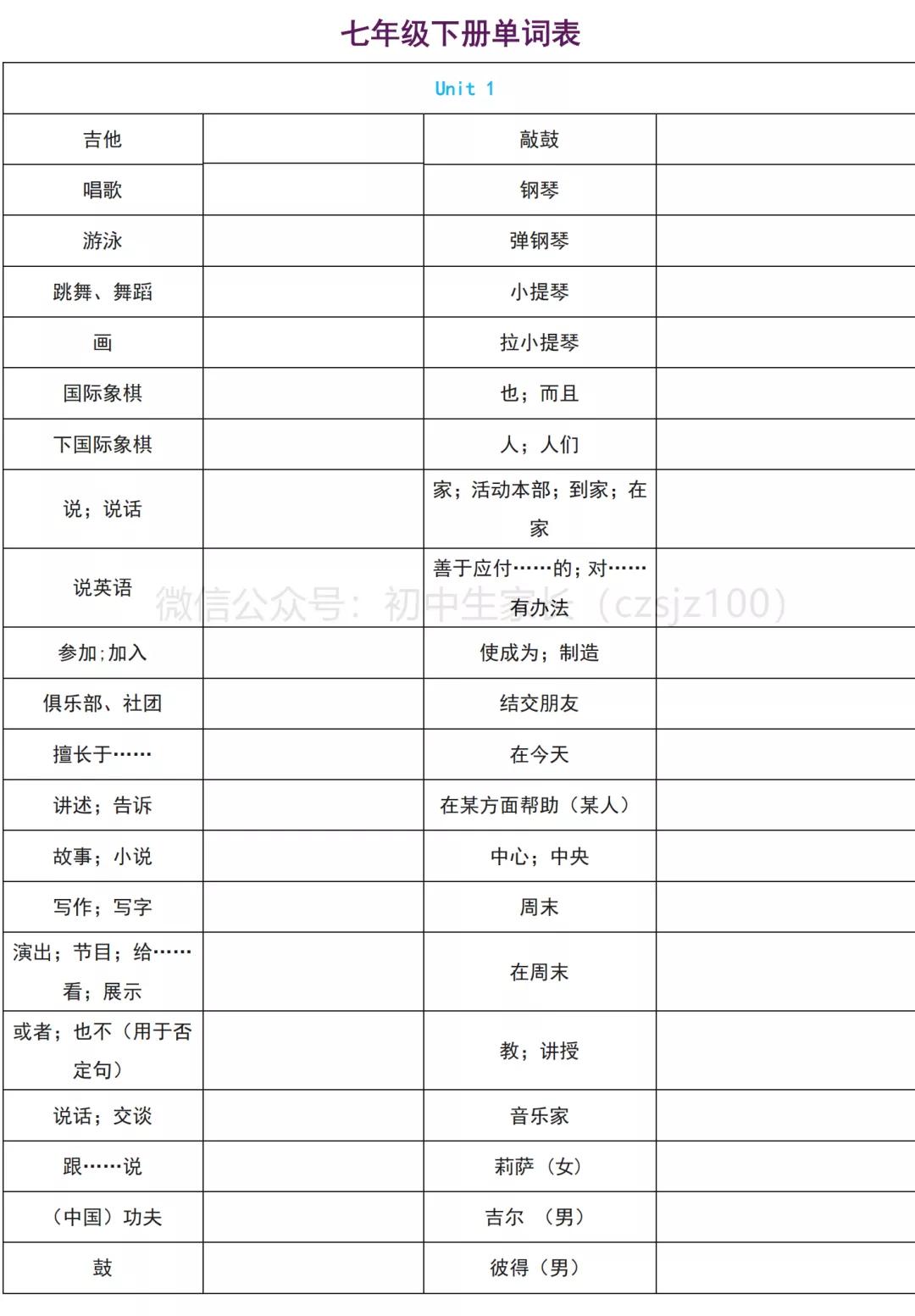 九年级全一册英语单词默写表免费,英语单词怎样记得快又能默写下来