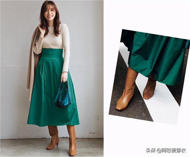 秋冬最火小黑靴买这4双准没错,秋冬新款高级感长筒靴小个子