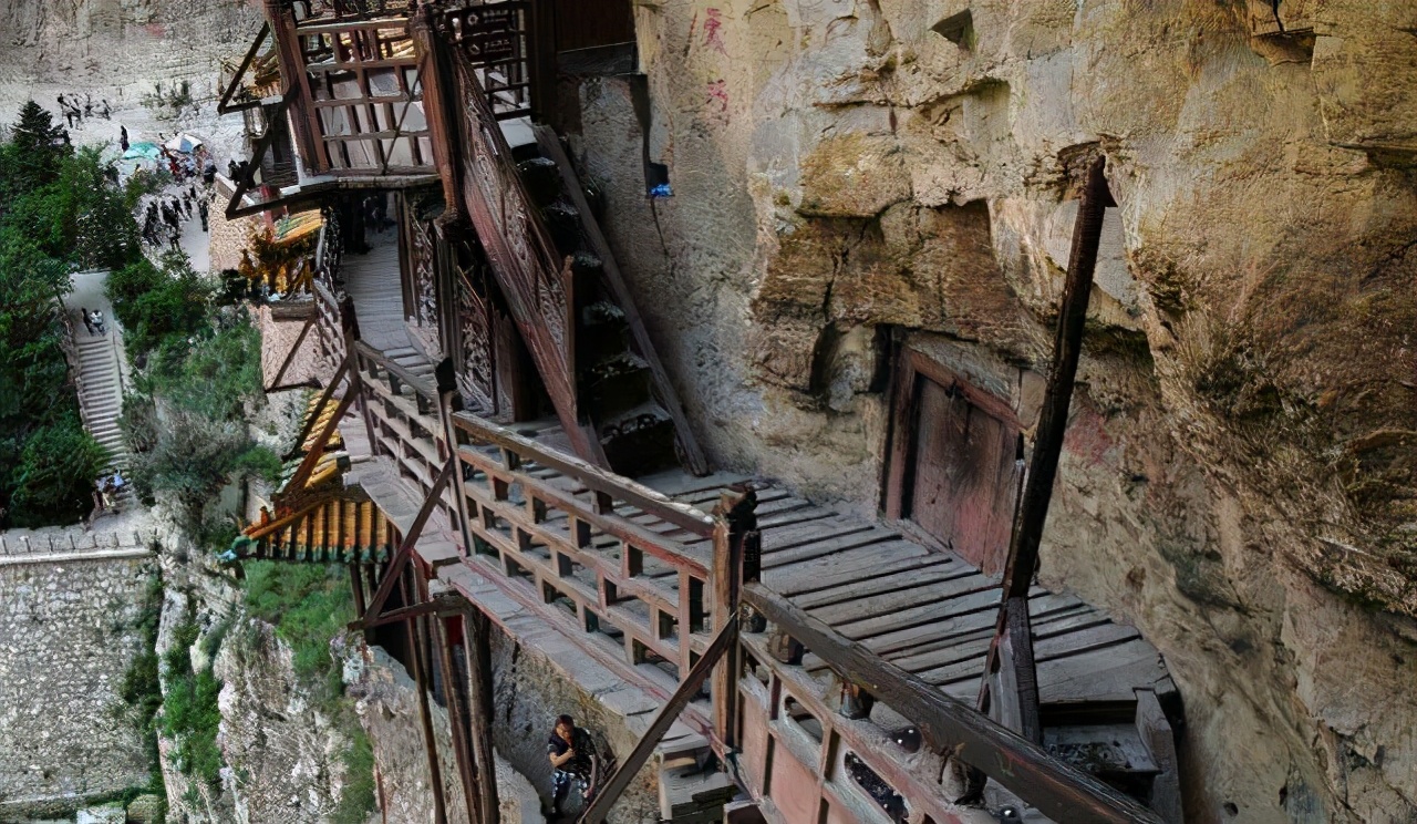 悬空寺屹立千年不倒的秘密,悬空寺未解之谜视频