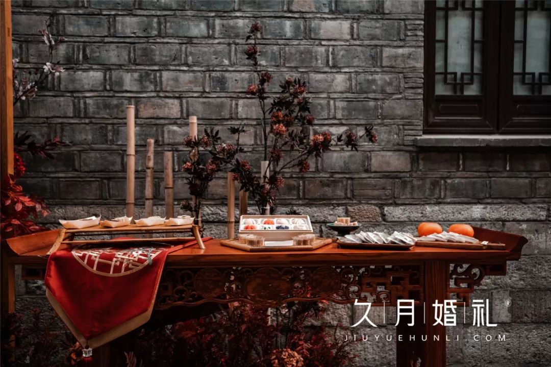 一场中式婚礼氛围感十足,一场古香古色的中式婚礼