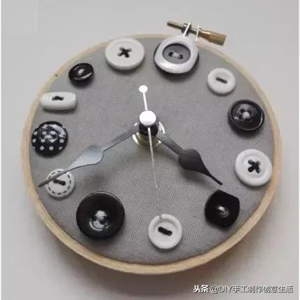 纽扣旧物改造篮子,旧物改造牛仔布做钥匙扣