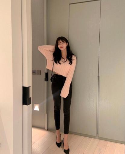 韩系又洋气的秋冬穿搭,冬季韩系氛围穿搭羽绒服