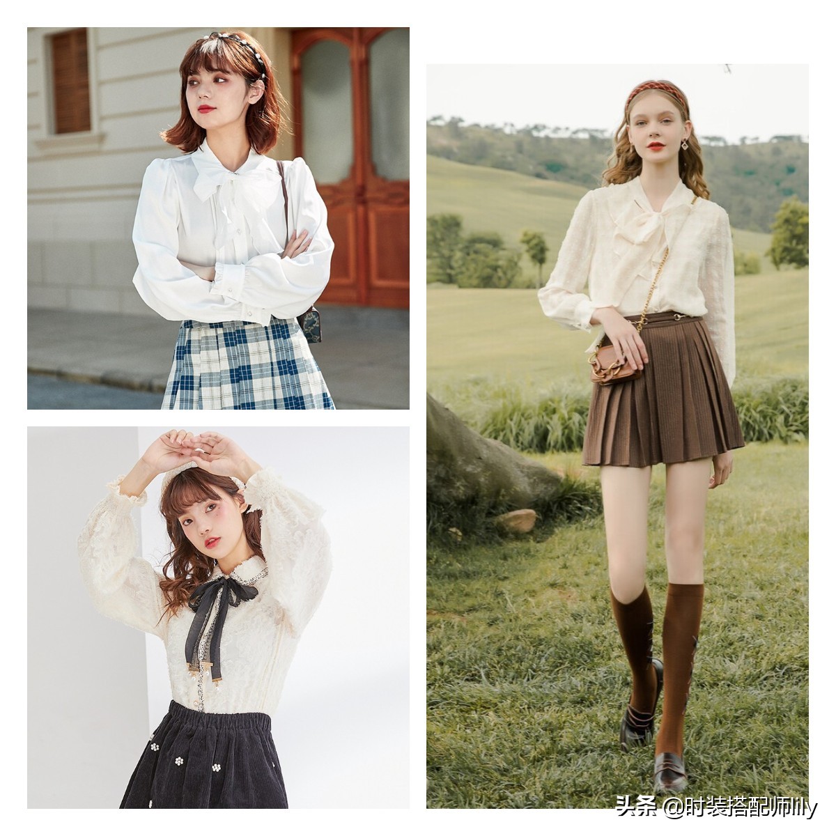 你的衣服有点结，画龙点睛之笔“仙女结”，美翻了整个秋季