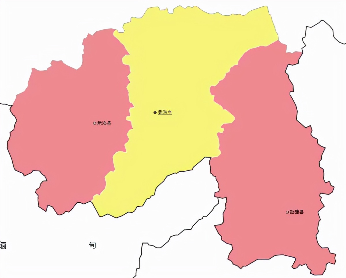 西双版纳地理中国,西双版纳傣族自治州在云南的位置