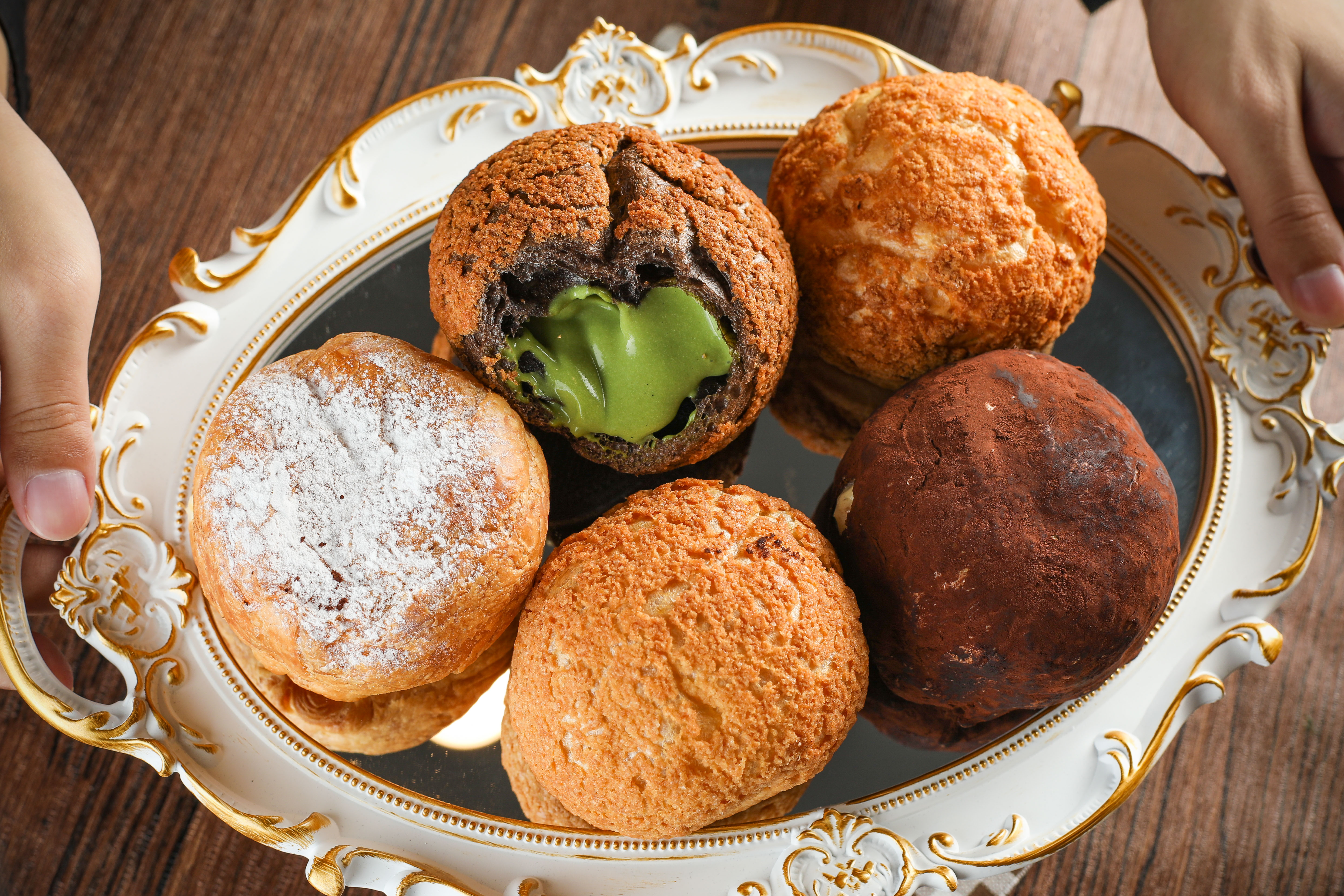 西树泡芙经典回归酥皮香草泡芙,西树泡芙浦东