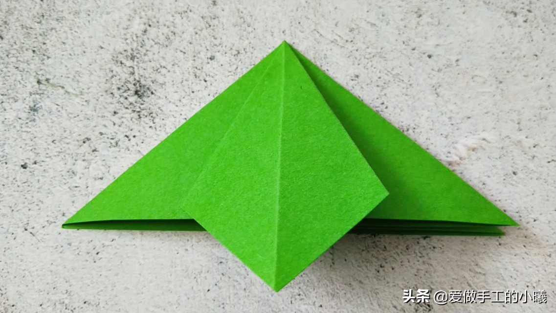 儿童手工折纸圣诞树,折纸圣诞树立体贺卡