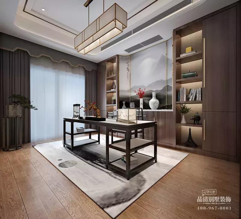 常州别墅装修｜东方深沉韵味，幽幽新中式风