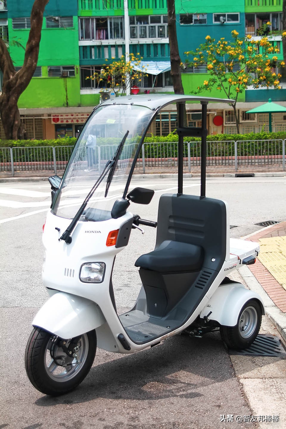 复古不倒翁三轮车,本田经典三轮不倒翁gyro