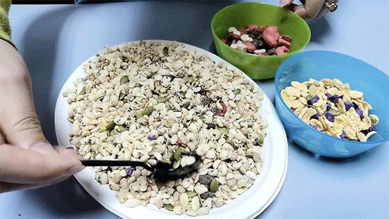 最好吃的水果麦片测评,网红麦片测评一分钟搞定早餐