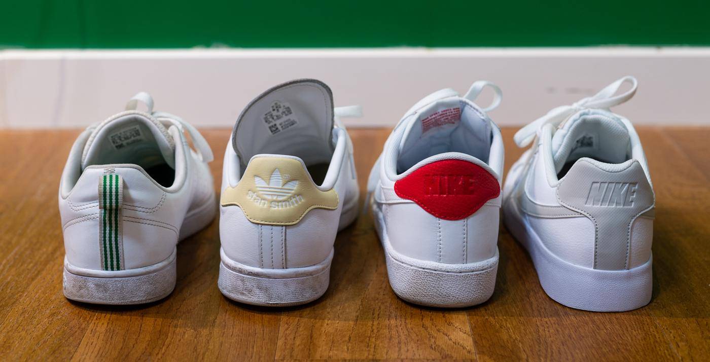 阿迪和彪马小白鞋,阿迪与耐克同类鞋科普