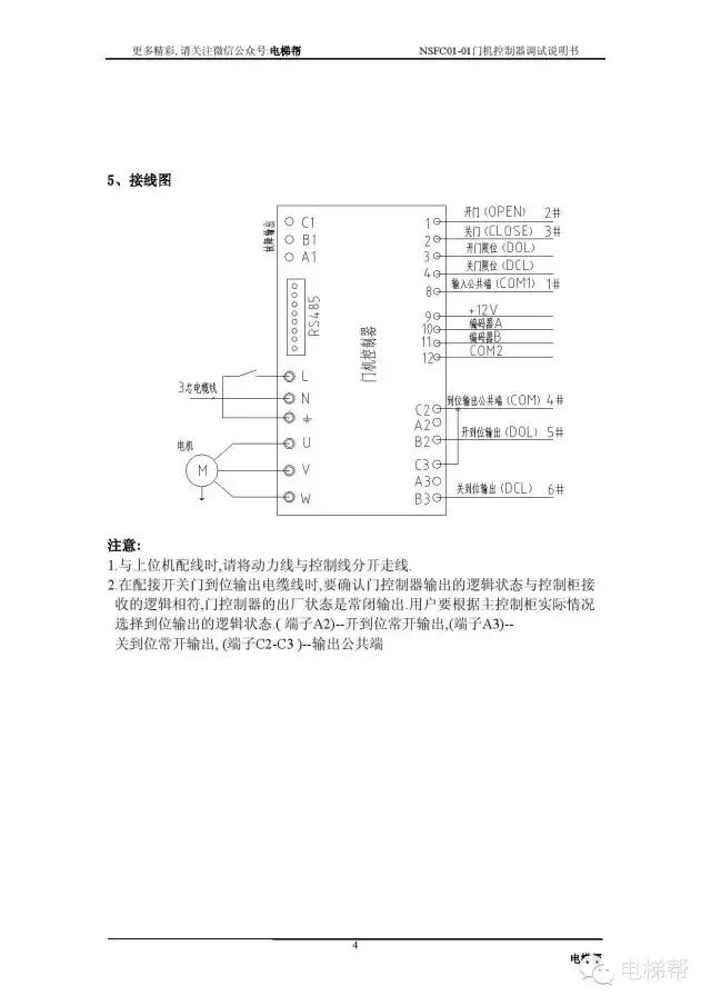 申菱门机变频器参数详解,申菱nsfc01-01a门机参数