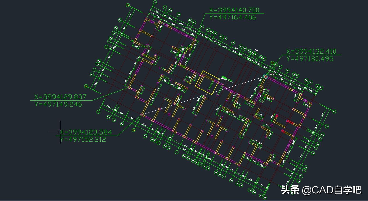 cad套坐标快速入门,cad套坐标最常用的方法