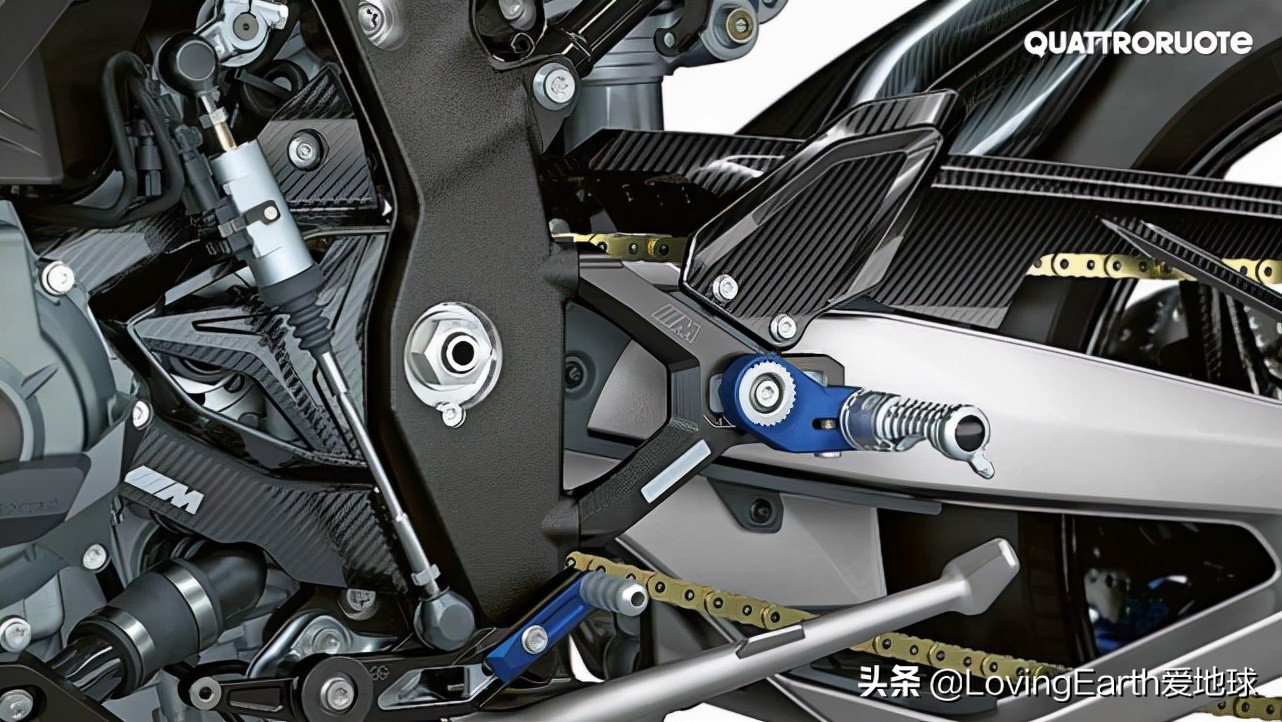 宝马摩托m1000rr雷霆版,宝马m1000rr红色摩托赛车试跑