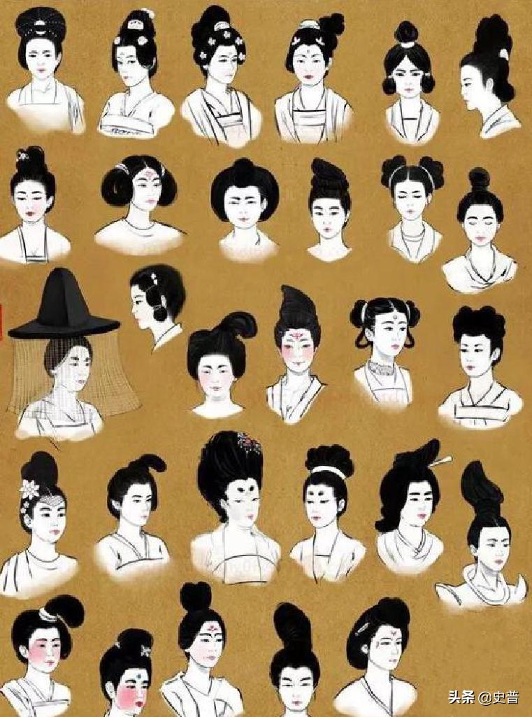 雾鬓假发,雾鬓云鬟古代女子的假发