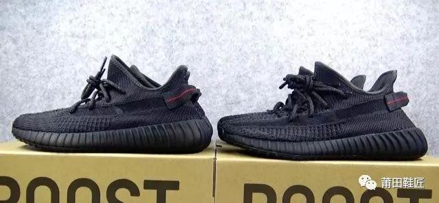 yeezy350黑满天星和黑玛瑙的区别,yeezy350满天星真假对比