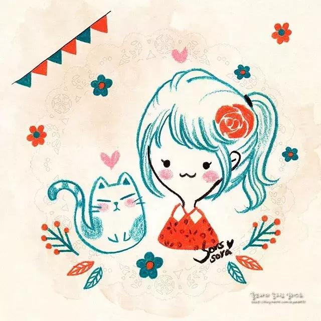 100张简笔画小学生,100张简笔花朵铅笔画