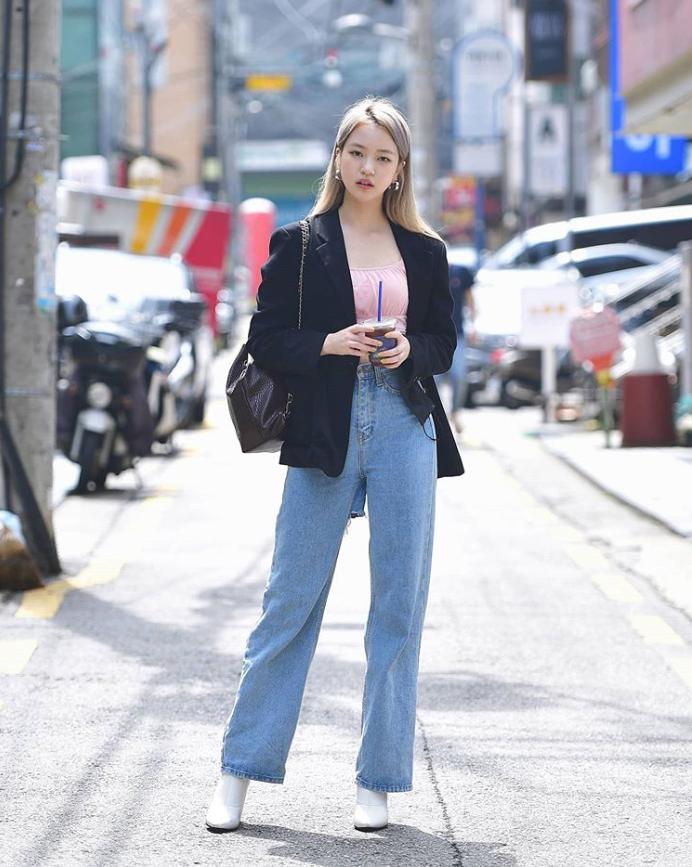 韩国的西装穿搭,韩国女生冬季西装穿搭